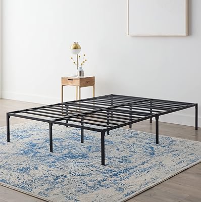 Robust metal bed frame Lineen 14 inch spa - Queen bed frame - No upholstery required - Storage under the bed.. Experience hassle-free shopping with DIAYTAR NIGERIA's user-friendly platform and prompt delivery service.