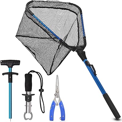 Fish landing 4 -piece fishing equipment set.. One platform, endless products — welcome to DIAYTAR Nigeria.