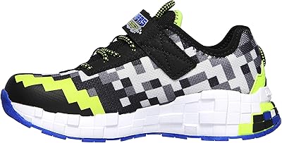 Skechers Skech-Jet Training Shoes for boys, Fluorescent Black, Middle.. Your shopping dreams realized through DIAYTAR NIGERIA's affordable platform with reliable delivery times.