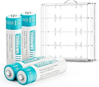 AA Rechargeable batteries with 1.5 V lithium - 4 fully recharged package for domestic desktop supplies, high long -term capacity 3,500 MWh, cycle time up to 1,300x, constant output for high -tech devices.. Experience the power of choice with DIAYTAR NIGERIA's extensive catalog delivered within the week.