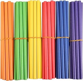 60 pieces of rhythmic chopsticks for children, wooden musical baguettes, 6 colors.. E-commerce made for Nigeria — fast delivery and low prices at DIAYTAR.