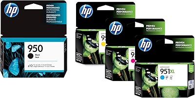 Original black ink cartridge HP 950 with original HP 951xl cartridge kit (Cyan - Magenta - Yellow) [CN046al].. Unlock endless possibilities with DIAYTAR NIGERIA's affordable marketplace and reliable delivery service.