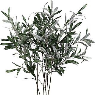 Five Seasonssuff imitation branches of olive tree, decoration of artificial olive sheets, bouquet filling house (0.83 m, 6 artificial branches).. DIAYTAR NIGERIA: Where every shopping need is met with affordable prices and timely delivery.