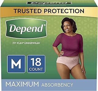 Underwear for incontinence Depend Fit Flex disposable Maximum Average Blush absorption.. Discover why thousands choose DIAYTAR NIGERIA for affordable products delivered in less than a week.