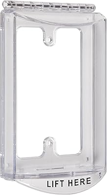 Versatile protective cover in transparent polycarbonate with SAFETY mounting plate.. DIAYTAR NIGERIA redefines convenience with our diverse marketplace and affordable nationwide shipping.