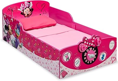 Interactive bed in wood Delta Children for toddlers - Greenguard Gold certified, Disney Minnie Mouse.. DIAYTAR Nigeria offers the perfect blend of affordability and efficiency. Shop now and get your products delivered between 5 and 8 days nationwide.
