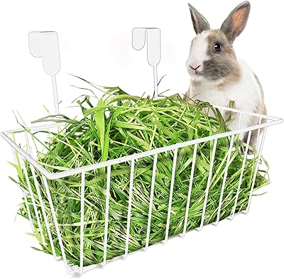 BNOSDM HAID RAPS RAPINS, HAUTED HAUTER RAIRS for rabbits and guinea pigs, Metal support for rabbits, guinea pigs and chinchillas (white).. Why shop anywhere else? DIAYTAR Nigeria has it all, at prices you’ll love.