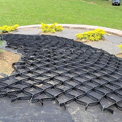 Dispatuable gear geogril system, PE garden alley with cutting honeycomb design, suitable for parking in the garden and courtyard, 2 m x 7 m (6.5 pi x 23 pi).. Discover endless possibilities with DIAYTAR NIGERIA's extensive product range and affordable shipping.