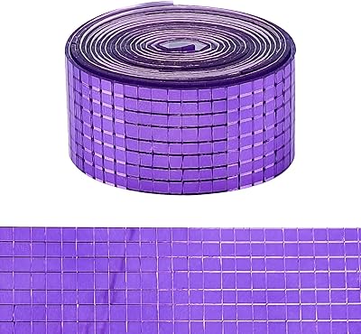 Hand maker 4000pcs self-adhesive mosaic tiles purple square glass.. DIAYTAR NIGERIA makes every shopping desire a reality with affordable prices and delivery in 5-8 days.