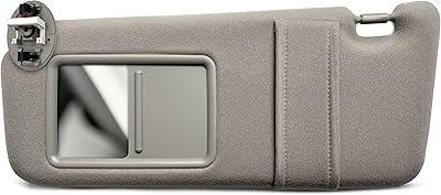 Sailade spare sunshine compatible with Toyota Camry and Camry Hybrid 2007 2008 2009 2011 2011 with sunroof and lighting (gray, left driver side).. DIAYTAR NIGERIA transforms dreams into deliveries with our affordable prices and reliable shipping.