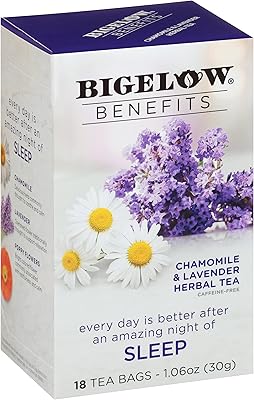 Bigelow Benefits Sleep Chamomile Tais Lavender, caffeine without caffeine, 18 units (pack of 6), 108 tea sachets in total.. Experience satisfaction guaranteed with DIAYTAR NIGERIA's comprehensive platform and quick delivery.