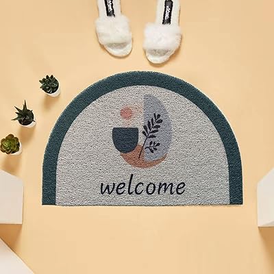 Semi-round team carpet, non-slip beetle, printed floor mat for bedroom and corridor, durable dove 40-60 cm.. DIAYTAR NIGERIA: Making online shopping accessible with affordable prices and nationwide delivery service.