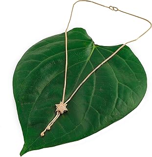 Prado Jewelry Gold Gold Chain Collar Gold with American micro diamond in the shape of a star for women and girls.. DIAYTAR NIGERIA: Where every Nigerian finds what they need at prices they can afford, delivered promptly.