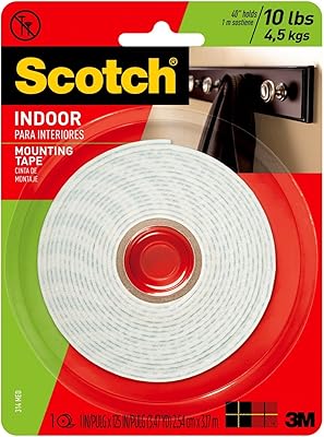 Robust Scotch 314/DC interior tape, 1 "x 125", white.. Experience DIAYTAR NIGERIA, where extensive product variety meets pocket-friendly prices and reliable delivery.