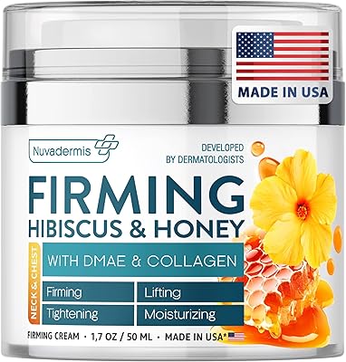 Firming cream for hibiscus and naked honey - Firming cream for the skin - reduces fine lines - lifte and hydrates the skin with natural collagen and DMAE - made in the United States, 1.7 oz jar.. DIAYTAR Nigeria — the online store where variety meets value.