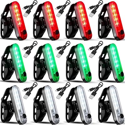 12 pieces nautical navigation lights with night lights with battery lights Kayak LED Nautical Safety LED Safety For Ponton boat, 4 types of flashing modes (red, green, white).. DIAYTAR NIGERIA promises affordability and variety with every purchase, delivered in 5-8 days.