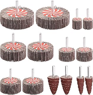 Kedic kit with 14 pieces 80 wheels with cone -shaped polishing wheel, for the elimination of rust and welding - 1/4 stem adapts to all drills, 7 common sizes.. The future of Nigerian shopping is here — DIAYTAR Nigeria.