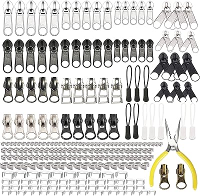 255 -piece replacement slide closure repair kit replacement with pliers and extension.. Experience DIAYTAR NIGERIA, where extensive product variety meets pocket-friendly prices and reliable delivery.