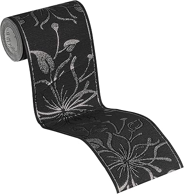 Awallo border border border only with flowers 5.00 m x 13 cm metallic black made in Germany 346612 3466-12.. Whether you're in Lagos, Abuja, or anywhere in between, DIAYTAR Nigeria ensures your online shopping experience is smooth, affordable, and fast.