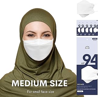 5 pieces (1 simple) KF94 disposable facial mask, medium size, small face, age recommended 12-19 years, 4 layers for viruse protection, filter efficiency ≥ 94 %, made in Korea.. DIAYTAR NIGERIA combines the largest product selection with affordable prices and reliable delivery.