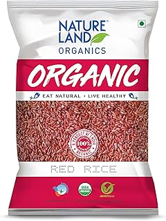 Red Rice Nature Land Organics - 1 kg sachet.. Get your essentials without leaving home — thanks to DIAYTAR Nigeria.