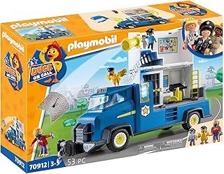 Playmobil Police Truck 70912 from Duck on Call, with integrated police station, light and sound effects, children's police toy from 3 years old.. DIAYTAR NIGERIA: Transforming online retail with affordable prices and consistent 5-8 day nationwide delivery.