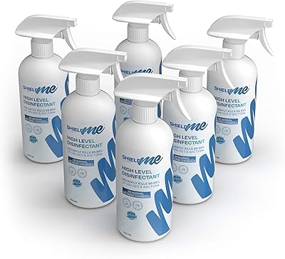 Disinfectant for high quality hands and surfaces 100% natural of Shield Me [Width of the 6 x 500 mm set].. Wide range, low cost, fast delivery — that’s DIAYTAR Nigeria.