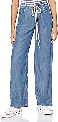 Large leg casual pants Lee Cooper for women, blue, standard, blue, one size.. DIAYTAR NIGERIA delivers on our promise of extensive selection and budget-friendly nationwide shipping.