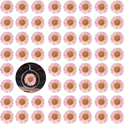 60 Pink flowers pieces for dryer for resin decoration, natural dryness needle chrysanthemum for desk lamp, handcrafted jewelry manufacturing candle house decoration.. DIAYTAR NIGERIA: Where every shopping need is met with affordable prices and timely delivery.