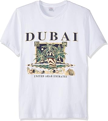 T -shirt D80 Dubai Men from Dubchy, White White.. Looking for quality and speed? You’ll find both at DIAYTAR Nigeria.