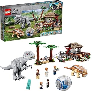 Lego® Jurassic World 75941 Construction set Indominus Rex against Ankylosaurus (537 pieces).. DIAYTAR NIGERIA revolutionizes e-commerce with our affordable prices and dependable delivery timeframes.