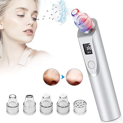 Arnis Facial Blackhead Remover, vacuum cleaner for facial pores, LED display, 5 suction powers, 5 sensors, USB loading.. Shop without compromise at DIAYTAR NIGERIA, where quality, affordability, and quick delivery coexist.