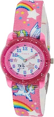 Timex children's watch with analog screen and rubber fabric bracelet, size 28 mm.. Your trusted shopping partner, DIAYTAR NIGERIA offers extensive selection with quick delivery options.
