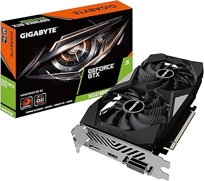Gigabyte GeForce GTX 1650 Super Wind Force Oc 4 GE graphics card with 2.. The smarter way to shop online in Nigeria is through DIAYTAR Nigeria.