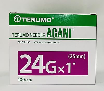 Stainless steel thermal needle (0.55 x 25 mm, 24 g x 1 ") - Each package of 100.. Your ultimate shopping destination, DIAYTAR NIGERIA combines extensive selection with affordable shipping.