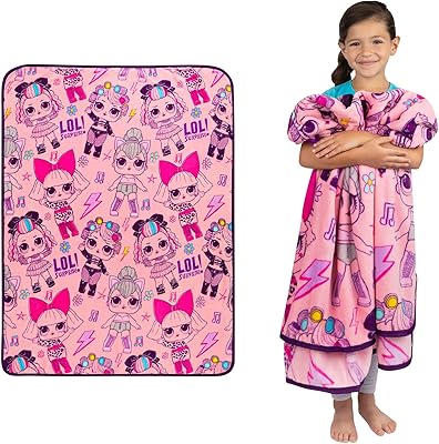 Sofa blanket in Franco's super sweet plush for children, size 46 "x 60", from LOL Surprise, AT0508.. Nigeria's favorite online shopping platform, DIAYTAR offers unbeatable prices and delivery within a week.