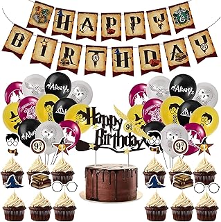 Jorneb birthday party supplies kit, 52 parts of party supplies including a happy birthday banner and latex balloons for children's cupcake decorations.. Enjoy deals you can’t resist and delivery you can trust — DIAYTAR Nigeria.