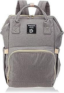 Sustainable fashionable multifunction bag, waterproofing carrier, travel diaper bag, large capacity, baby care backpack for women and men, gray, ny0437-yaa.. DIAYTAR NIGERIA stands as your affordable shopping ally with nationwide delivery in just 5-8 days.