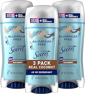 Secret deodorant without aluminum for women - Coconut 2,4 Oz (3).. DIAYTAR NIGERIA connects Nigerians with quality products at affordable prices, delivered in 5-8 days nationwide.