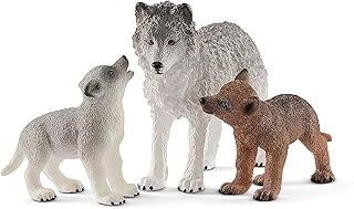 What a set of realistic toys of animals from the children's jungle of Wildlife, a set of 3 rooms with the mother and a small wolf, from 3 years old.. Be part of Nigeria’s most trusted online shopping experience — DIAYTAR Nigeria.