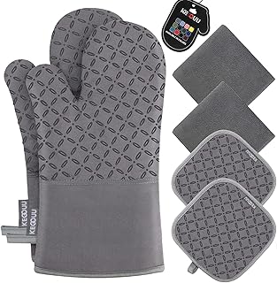 Set of 6 kitchen gloves and heat resistant male.. Browse, shop, and receive — DIAYTAR Nigeria keeps it simple.