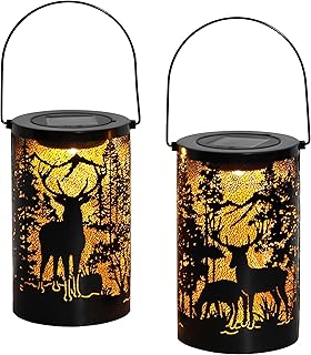 Garden lamp hollow in solar energy FAO DOU, garden lantern in the shape of an iron deer, landscape lamp of garden camping with handle, adapted to the garden, to the aisle, to the patio.. Experience the future of online shopping with DIAYTAR NIGERIA's extensive product range and competitive pricing.