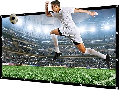Nerbo 300 inches 16: 9 Large screen of portable exterior cinema, made of folded canvas and easy to transport.. You deserve better shopping — choose DIAYTAR Nigeria today.