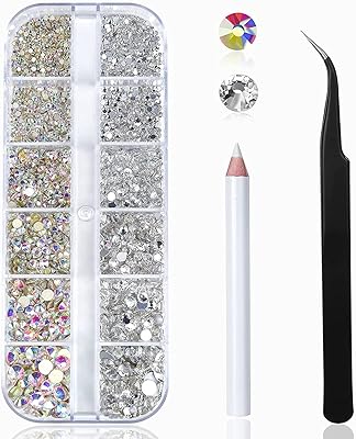 Linger Kit of rhinestones for nail art 2 400 and precious stones with box.. Shop like never before with DIAYTAR NIGERIA's comprehensive marketplace and budget-friendly shipping.