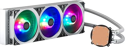 Cooler Master Liquid ML360p Silver Edition Liquid Cooler, All-in-one liquid (AIO), 360 mm liquid cooler, 360 mm cooler, SF360R ARGB PWM fan, Compact fan frame design, aluminum aluminum pump case.. DIAYTAR NIGERIA combines affordability, variety, and convenience with nationwide delivery services.