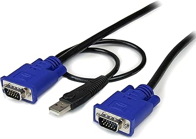 Startech.com DP4N1USB6 Cable adapter KVM DisplayPort USB 4 in 1 6 -foot with audio and microphone 6 feet/2 m - VGA SVECONUS6.. From fashion to electronics, DIAYTAR Nigeria brings it all to your doorstep — fast, easy, and affordable.