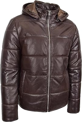 A1 Fashion Goodsdoune in real brown leather entirely doubled for men with hood Nova.. Unlock a world of affordable products with DIAYTAR NIGERIA's expansive e-commerce platform.