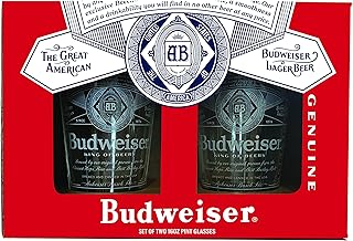 Pinte Anheuser Busch Budweiser glasses, set of beer glasses for drinks, soda, water, can contain 16 oz, pack of 2.. Transform your shopping experience with DIAYTAR NIGERIA's vast product selection delivered at unbeatable prices.