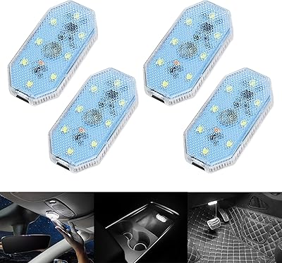 Vicolbo 4 rooms interior LED interior lighting for car for car, boat, trailer, truck with USB loading and 8 light LED bulbs (white).. Experience retail therapy without the financial stress at DIAYTAR NIGERIA's affordable e-commerce platform.