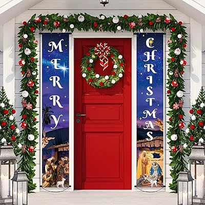 Merry Christmas banner for porch, Christmas door suspended sign, outdoor hanging banner, hanging of winter Christmas party decoration (Santa Claus and snowman).. From fashion to electronics, DIAYTAR Nigeria brings it all to your doorstep — fast, easy, and affordable.
